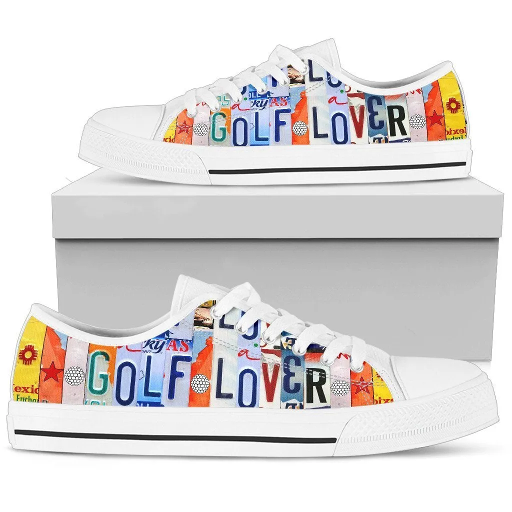 Golf Lover Low Top Shoes Men