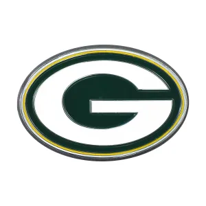 Green Bay Packers 3D Color Metal Emblem