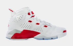 Jordan 6-17-23 Fire Red Grade School Basketball Shoes (White)