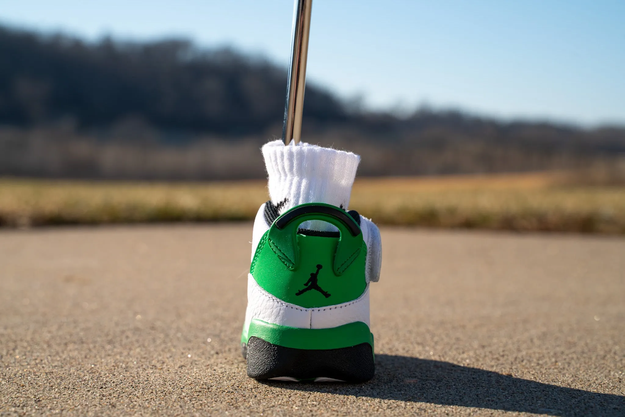 Jordan 6 Rings [LUCKY GREEN] Standing Sneaker Putter Cover