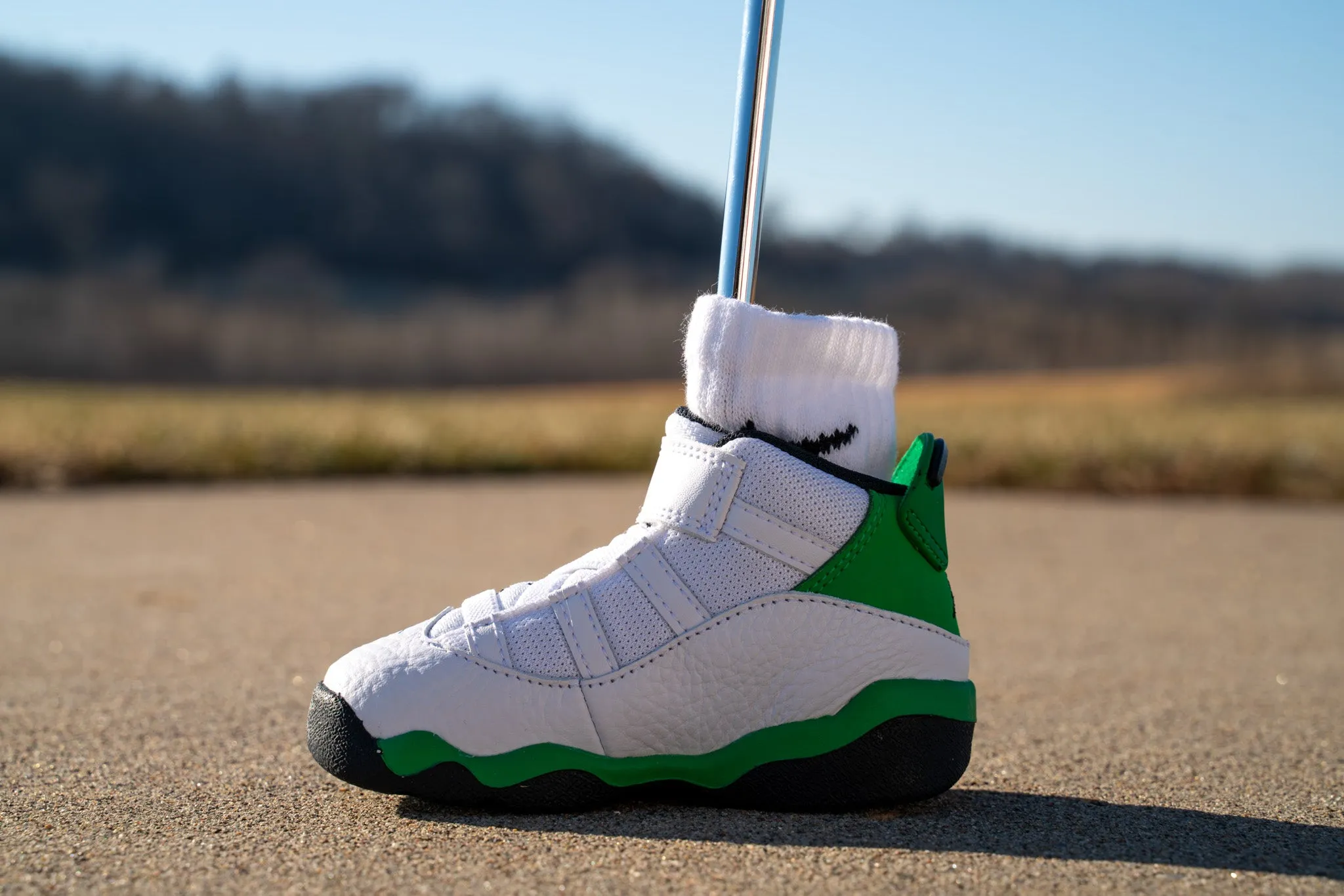 Jordan 6 Rings [LUCKY GREEN] Standing Sneaker Putter Cover