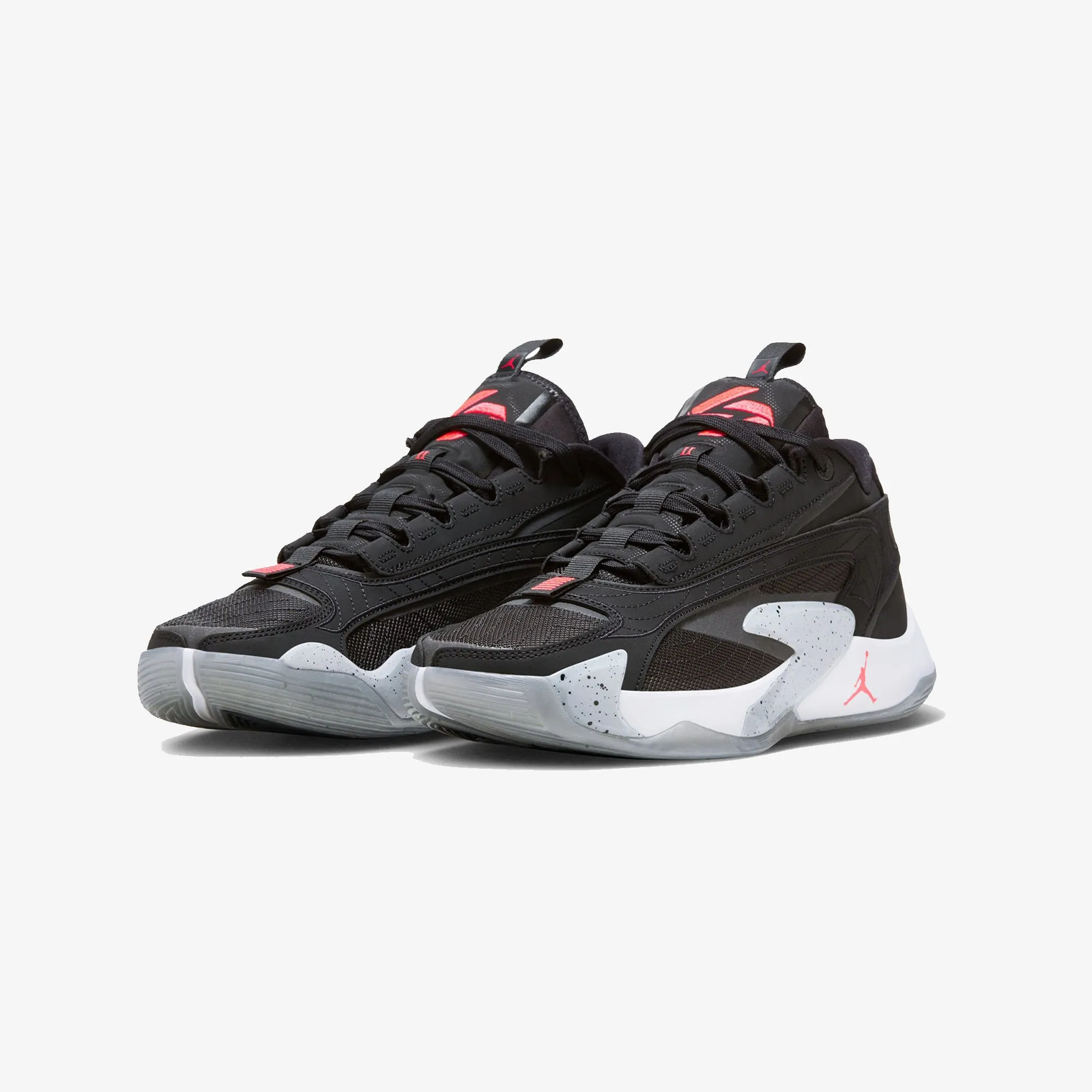 Jordan | LUKA 2 "BRED" PF  { BLACK/BRIGHT CRIMSON-WOLF GREY-WHITE