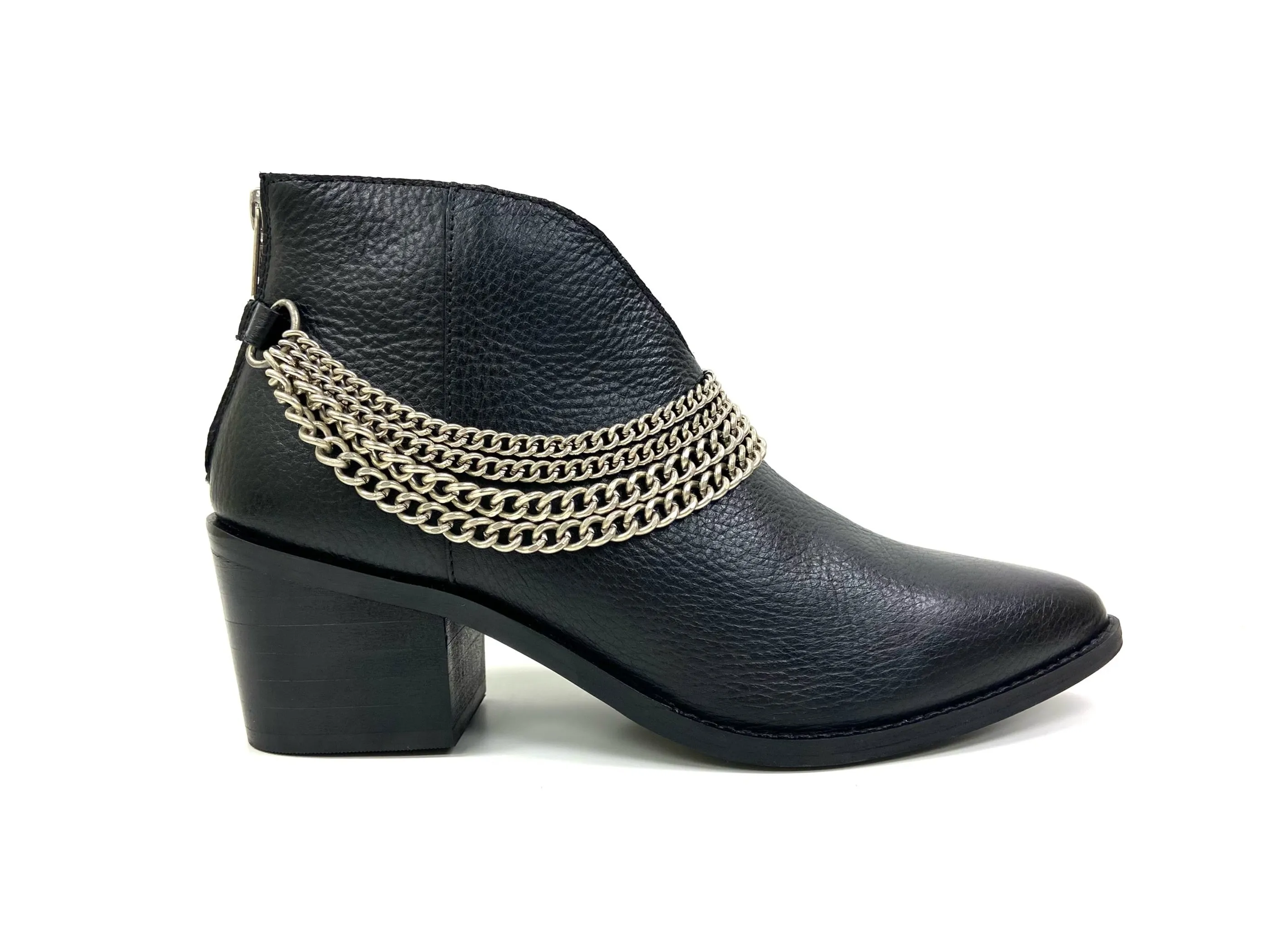 Josephine Chained Western Bootie