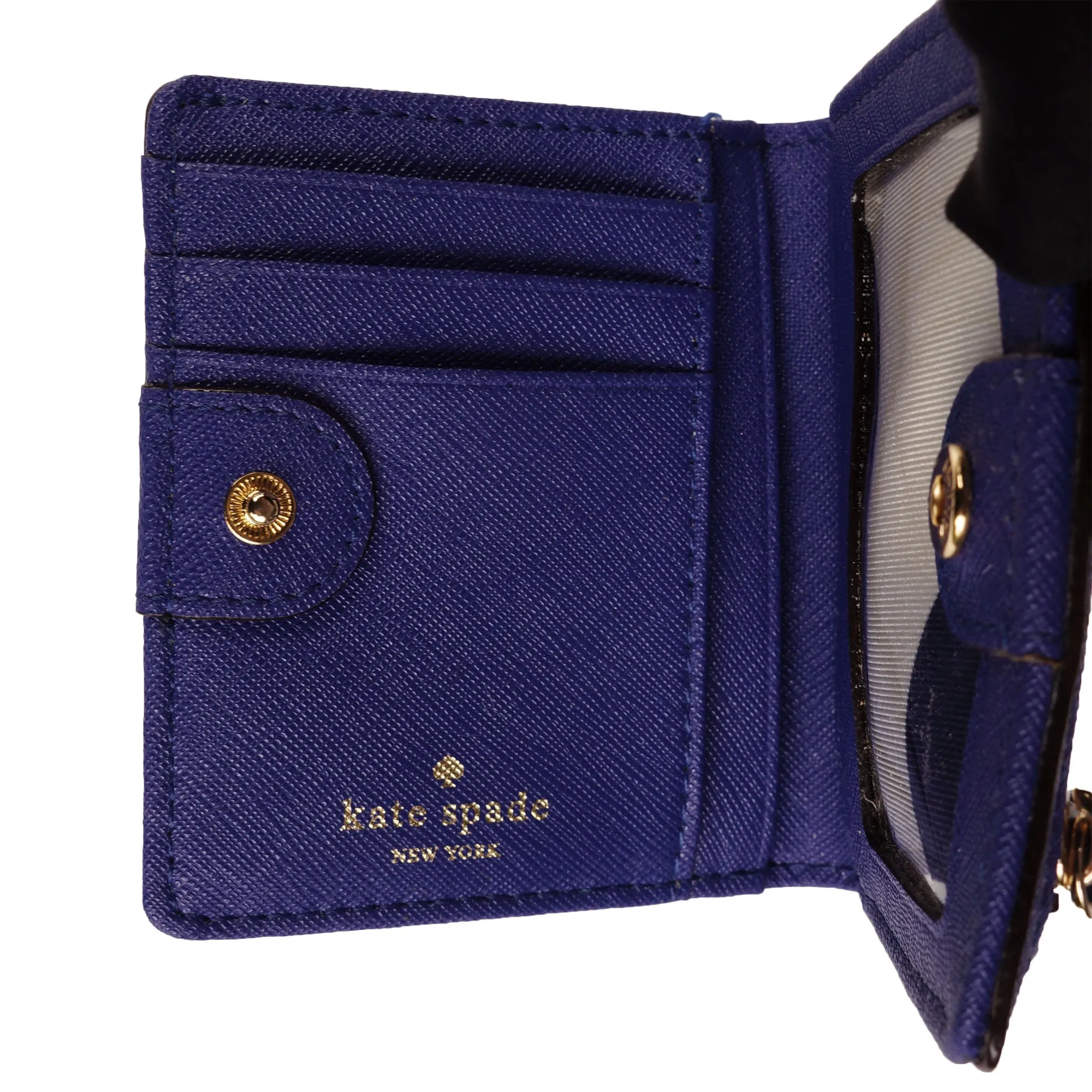 KATE SPADE NEW YORK LEATHER COMPACT WALLET