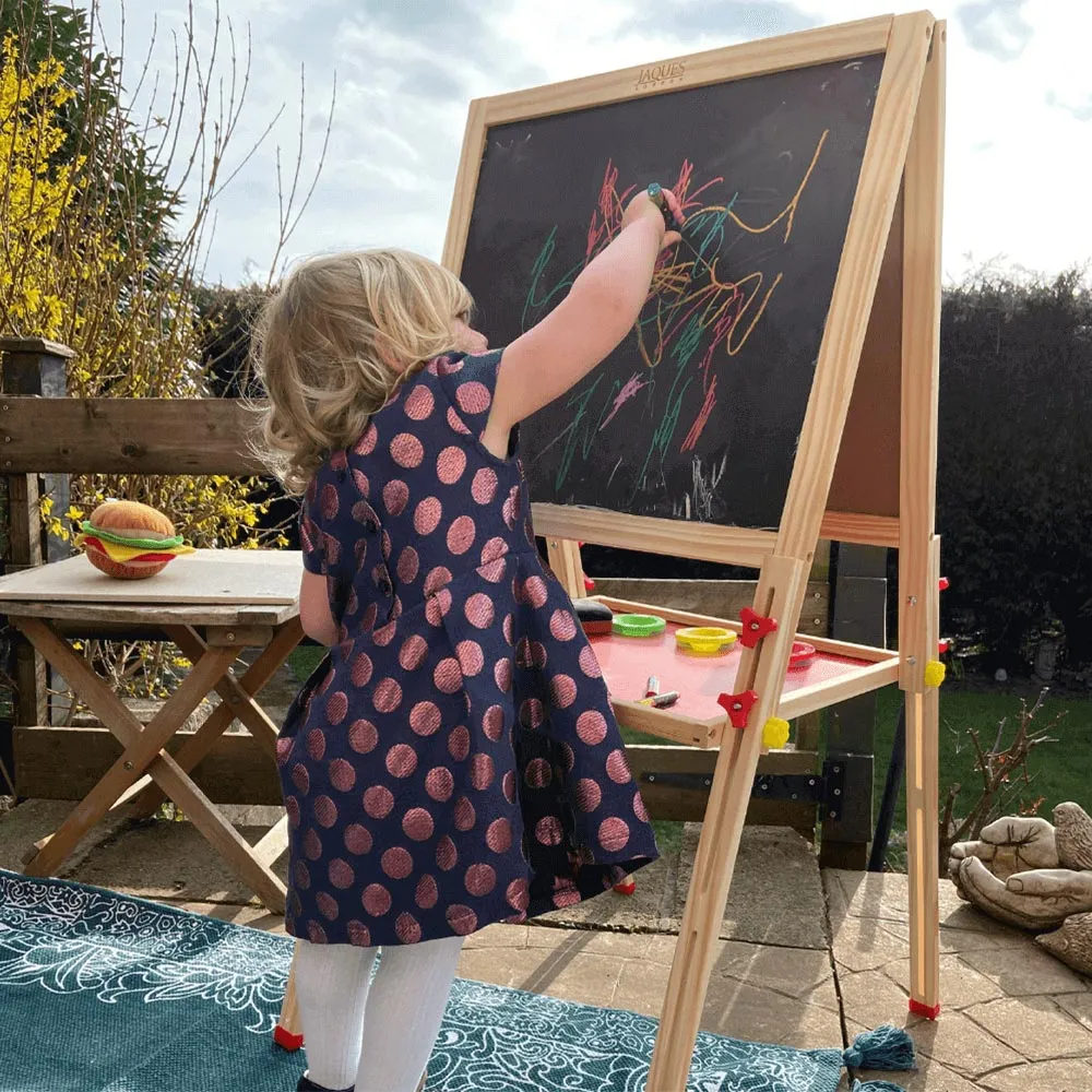 Kids Art Easel - Wooden Easel & Stand