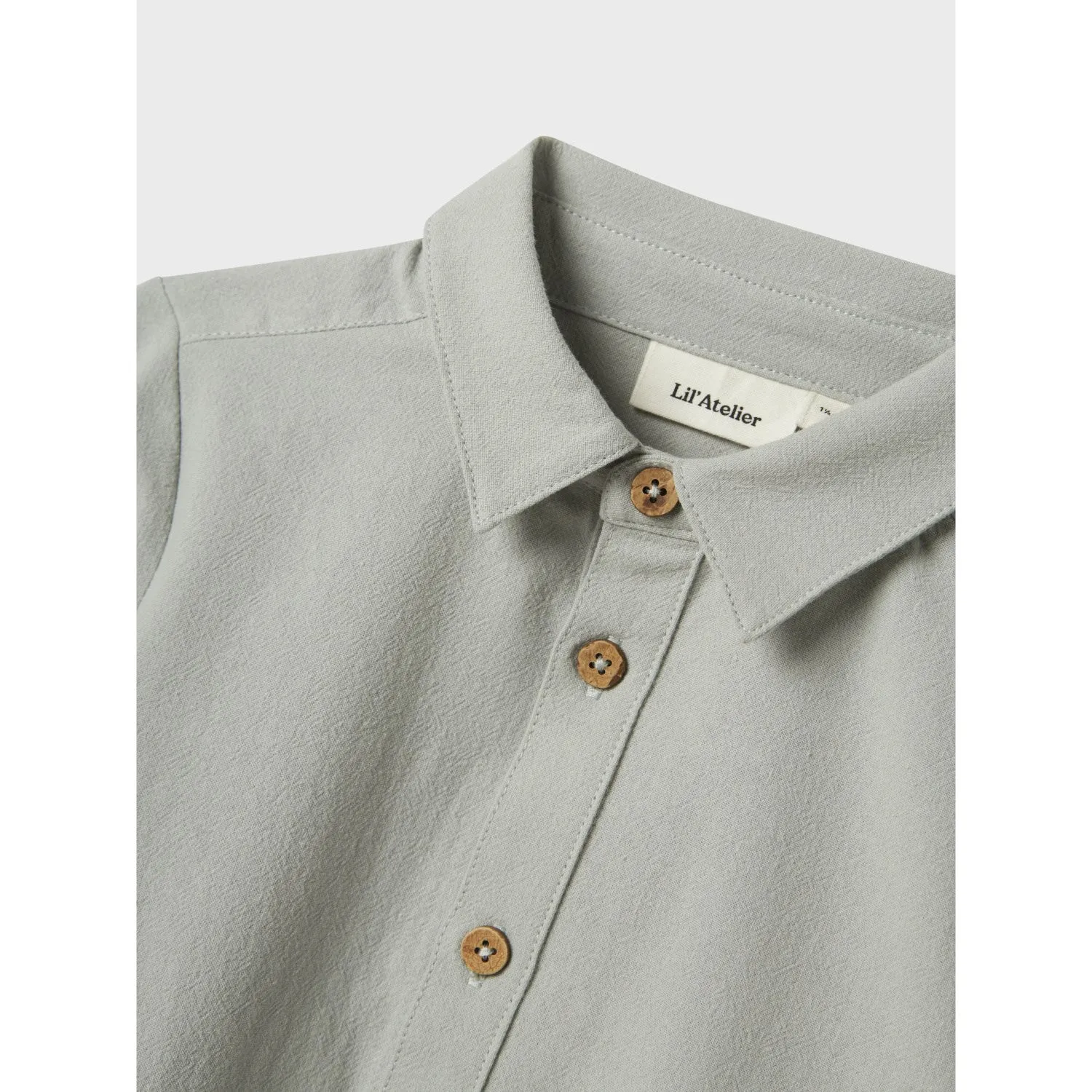 Lil'Atelier Mirage Gray Hadam Loose Shirt