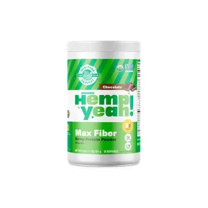 Manitoba Harvest Hemp Yeah! Max Fiber Chocolate 16 oz Powder