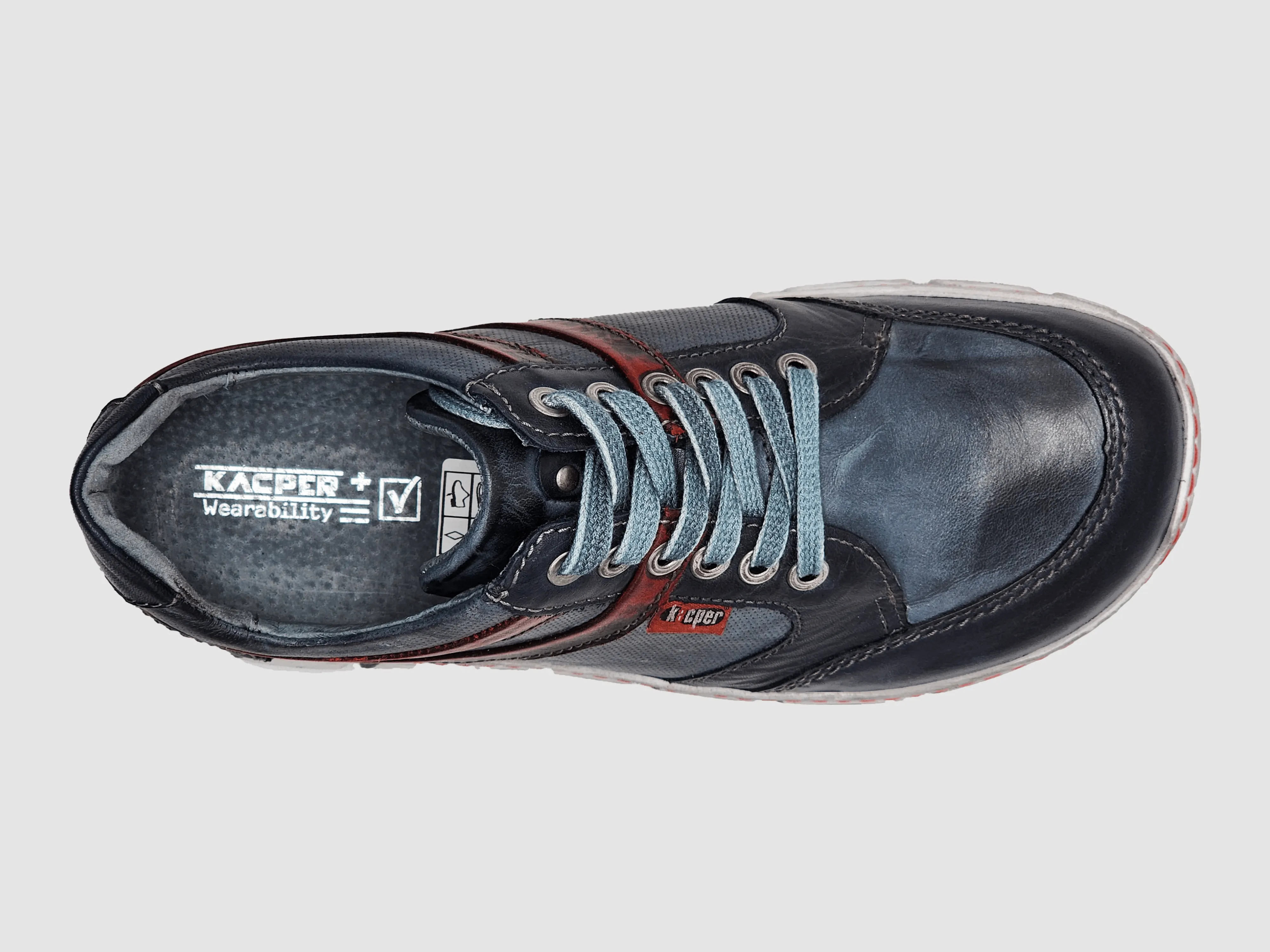 Men's Action Leather Shoes - Blue