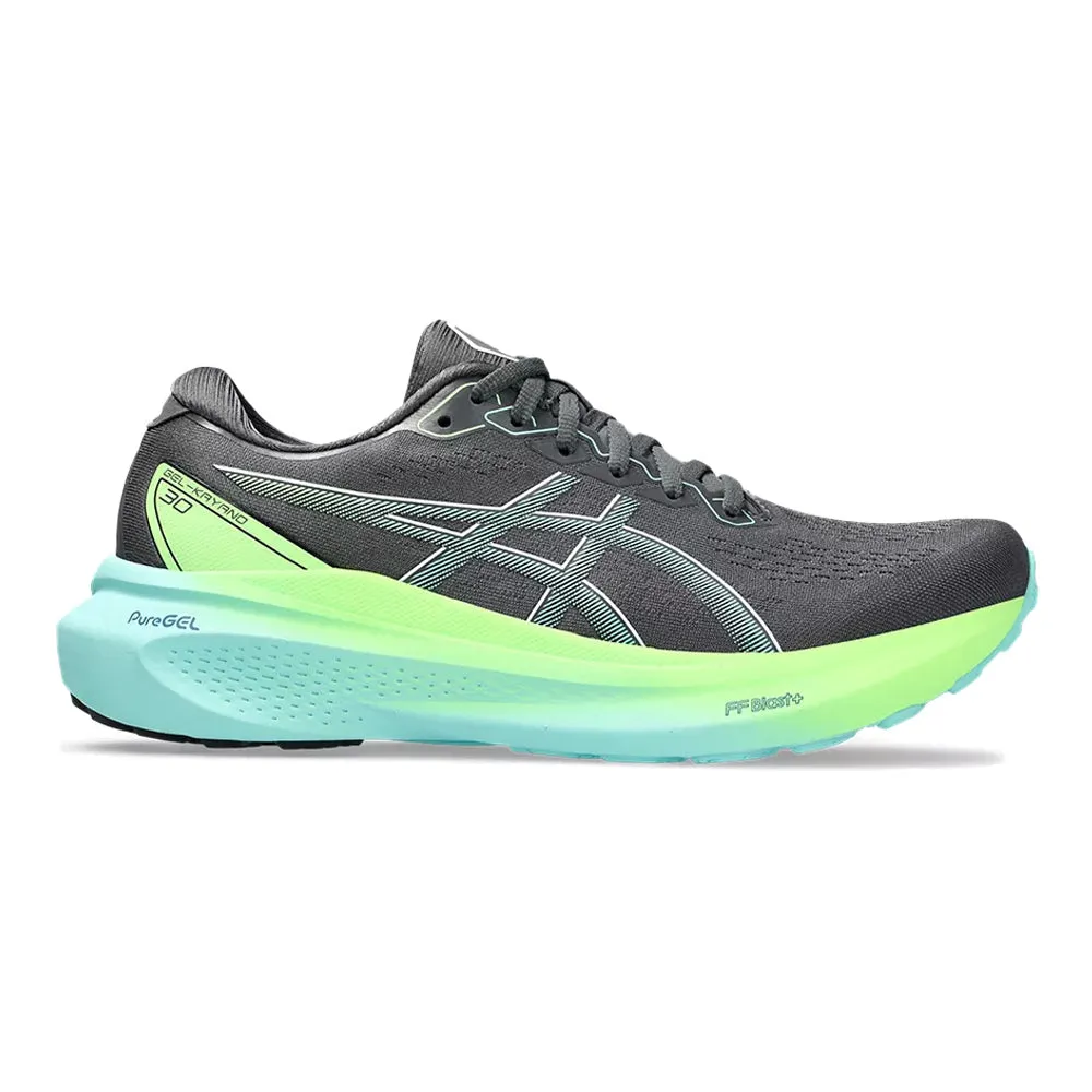 Men's Asics GEL-Kayano 30, Carrier Grey/Illuminate Mint, 12.5 2E Wide