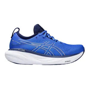 Men's Asics Gel-Nimbus 25, Illusion Blue/Pure Silver, 10 2E Wide