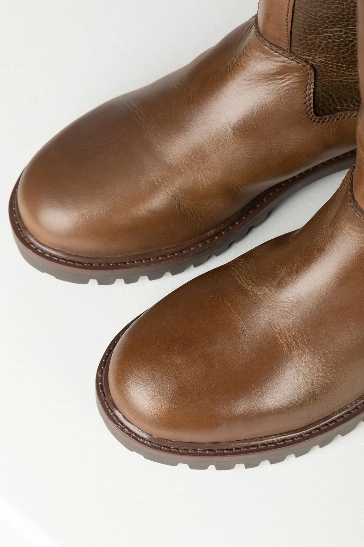 Men's Tall Leather Boots - Tullymore