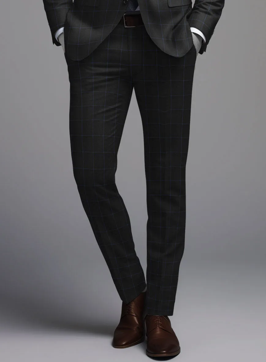 Napolean Fissa Black Wool Pants