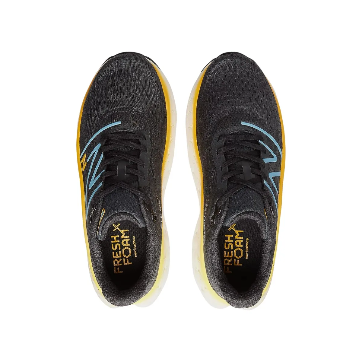 New Balance Fresh Foam X More v4 Black Blue SS24 Sneakers