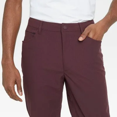 New - Men's Big & Tall Golf Pants - All in Motion Berry 34x34