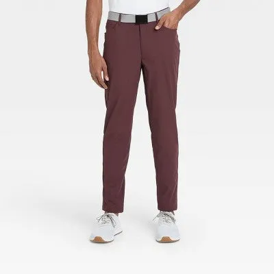 New - Men's Big & Tall Golf Pants - All in Motion Berry 34x34