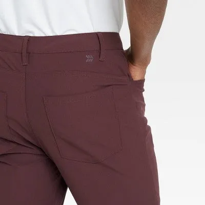 New - Men's Big & Tall Golf Pants - All in Motion Berry 34x34