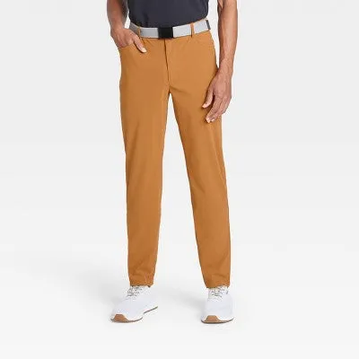 New - Men's Golf Pants - All in Motion Butterscotch 38x30