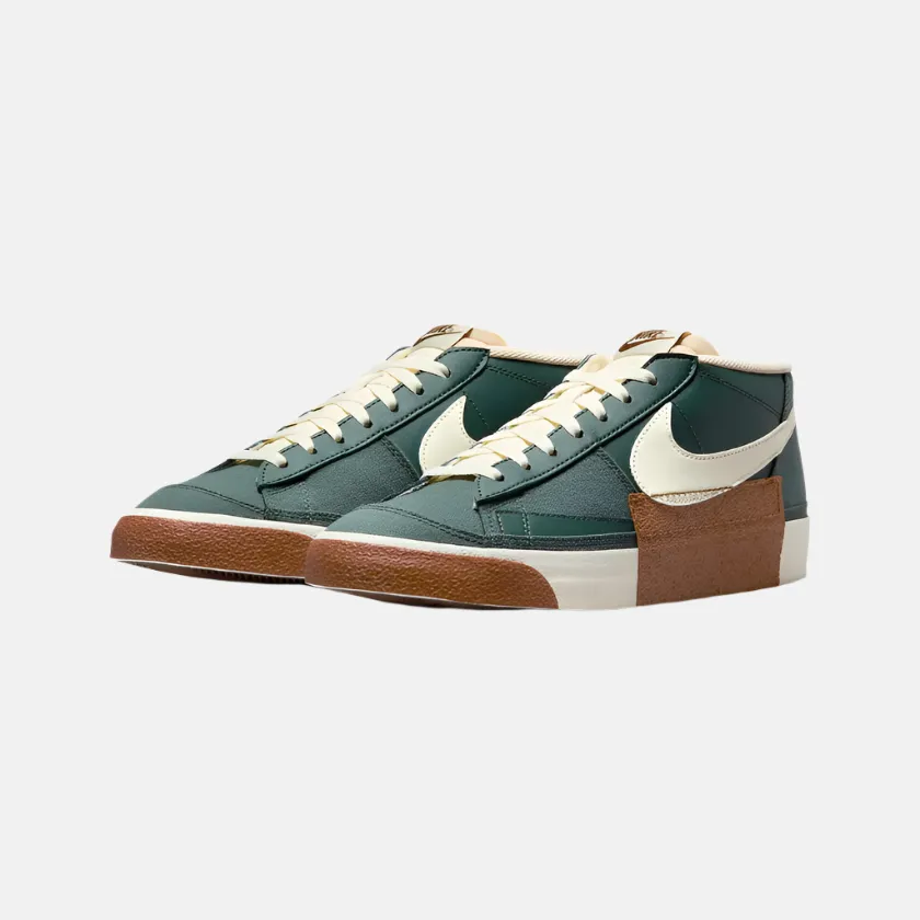 Nike Blazer Low Pro Club Men's Lifestyle Shoes -Vintage Green/Light British Tan/Gum Dark Brown/Coconut Milk