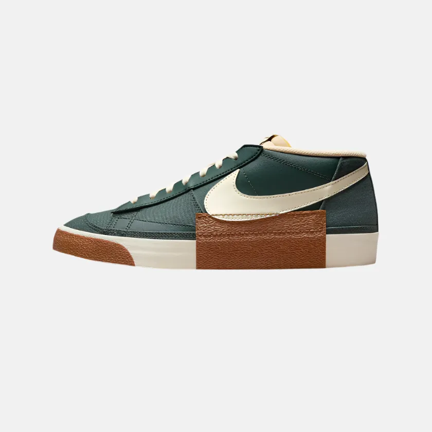 Nike Blazer Low Pro Club Men's Lifestyle Shoes -Vintage Green/Light British Tan/Gum Dark Brown/Coconut Milk