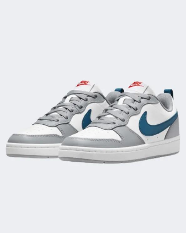 Nike Court Borough Low 2 Gs-Boys Lifestyle Shoes White/Smoke Grey