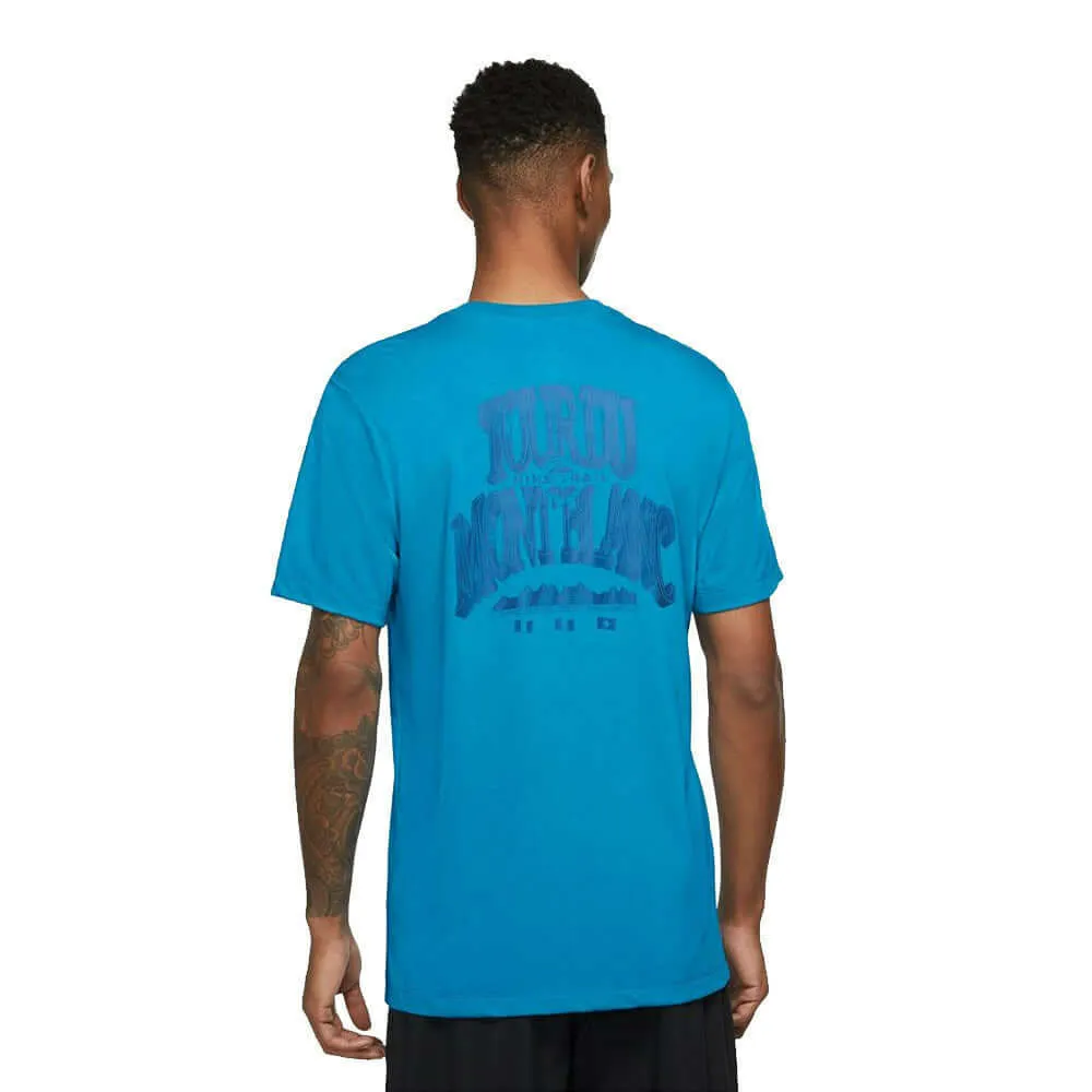 Nike Dri-Fit Mont Blanc Trail Running T shirt - Blue