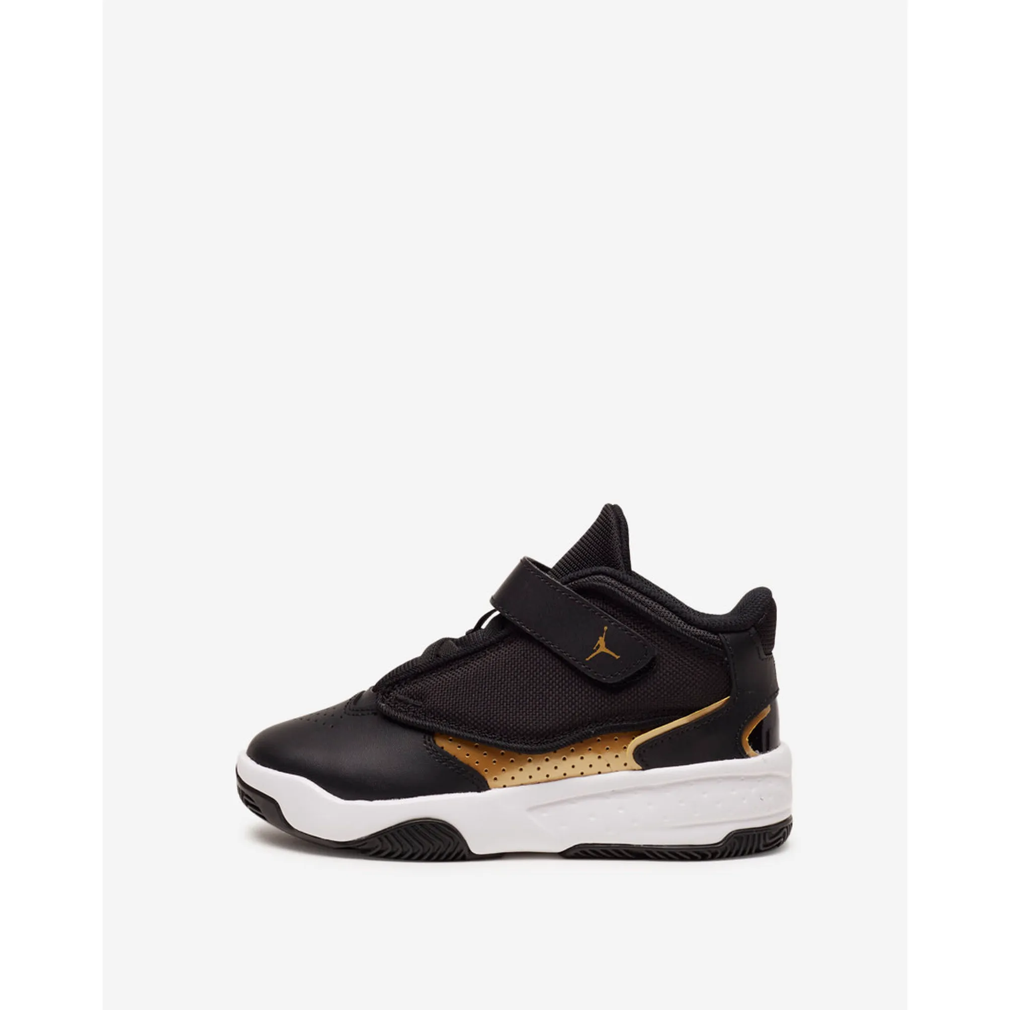 Nike Kid's Jordan Max Aura 4 Shoes - Black / Metallic Gold / White