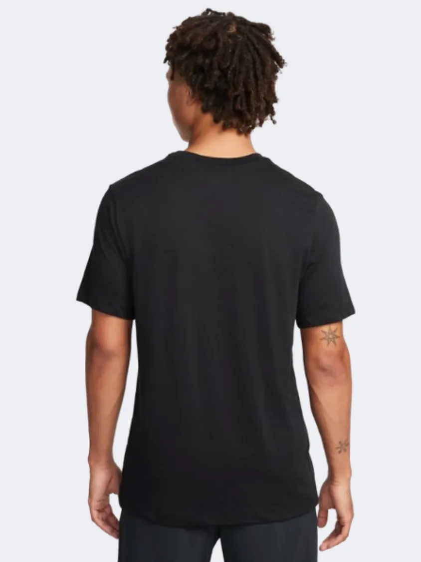 Nike Trail Logo Men Running T-Shirt Black/White