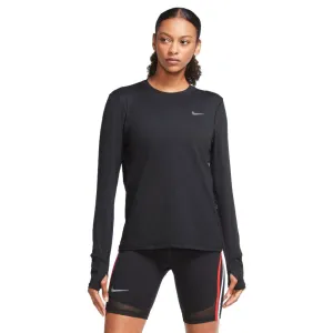 Nike Women's Element Longsleeve Running Top - Black