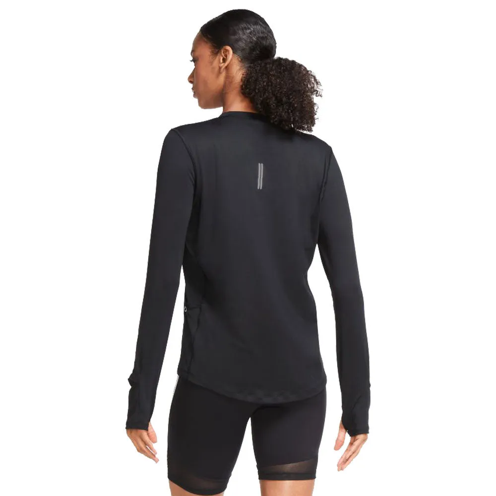 Nike Women's Element Longsleeve Running Top - Black