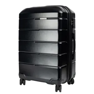 Olympus Artemis 24" Hard Shell Suitcase ABS PC (Jet Black)