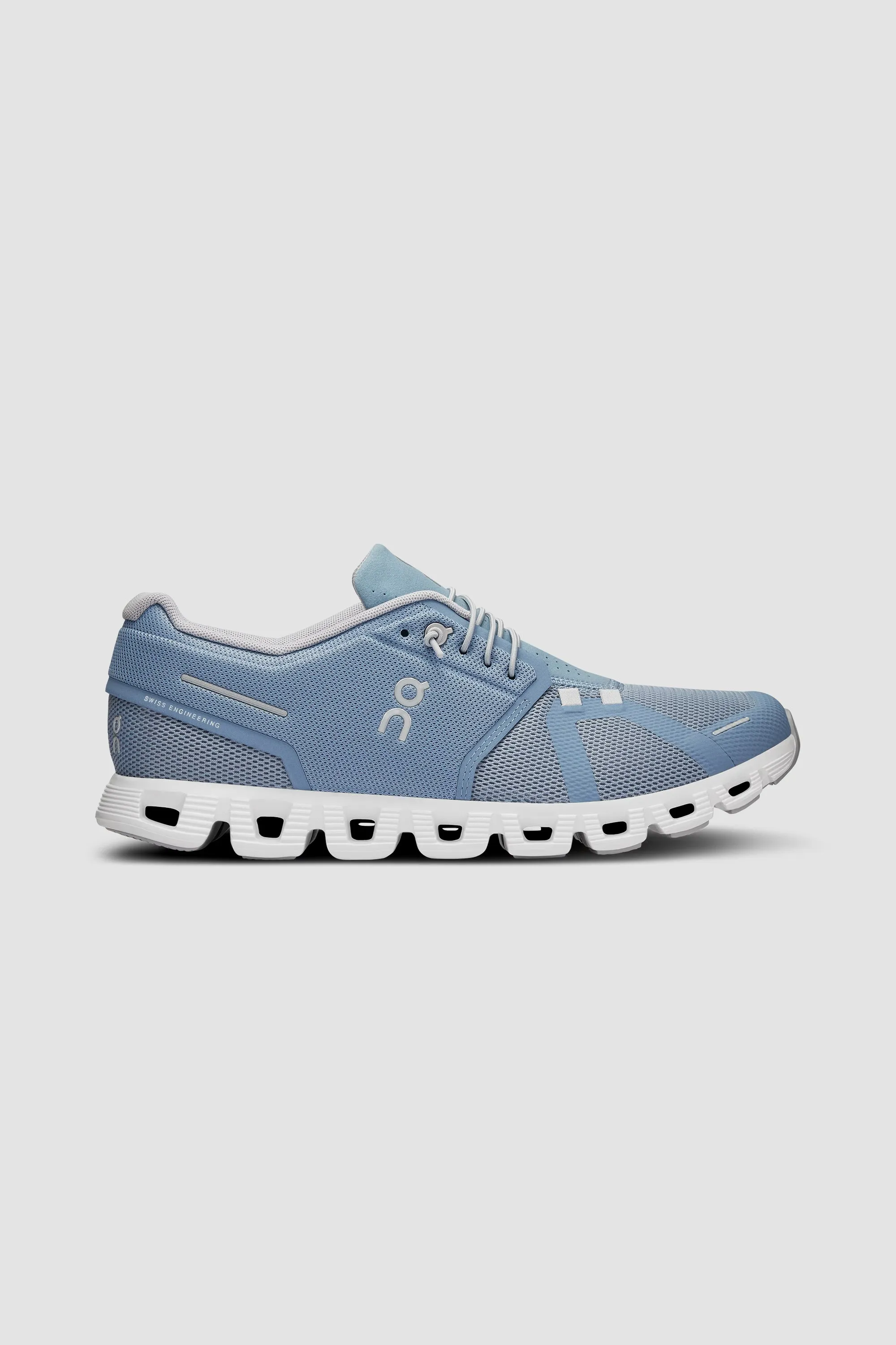 ON | Men's Cloud 5 in Chambray/White