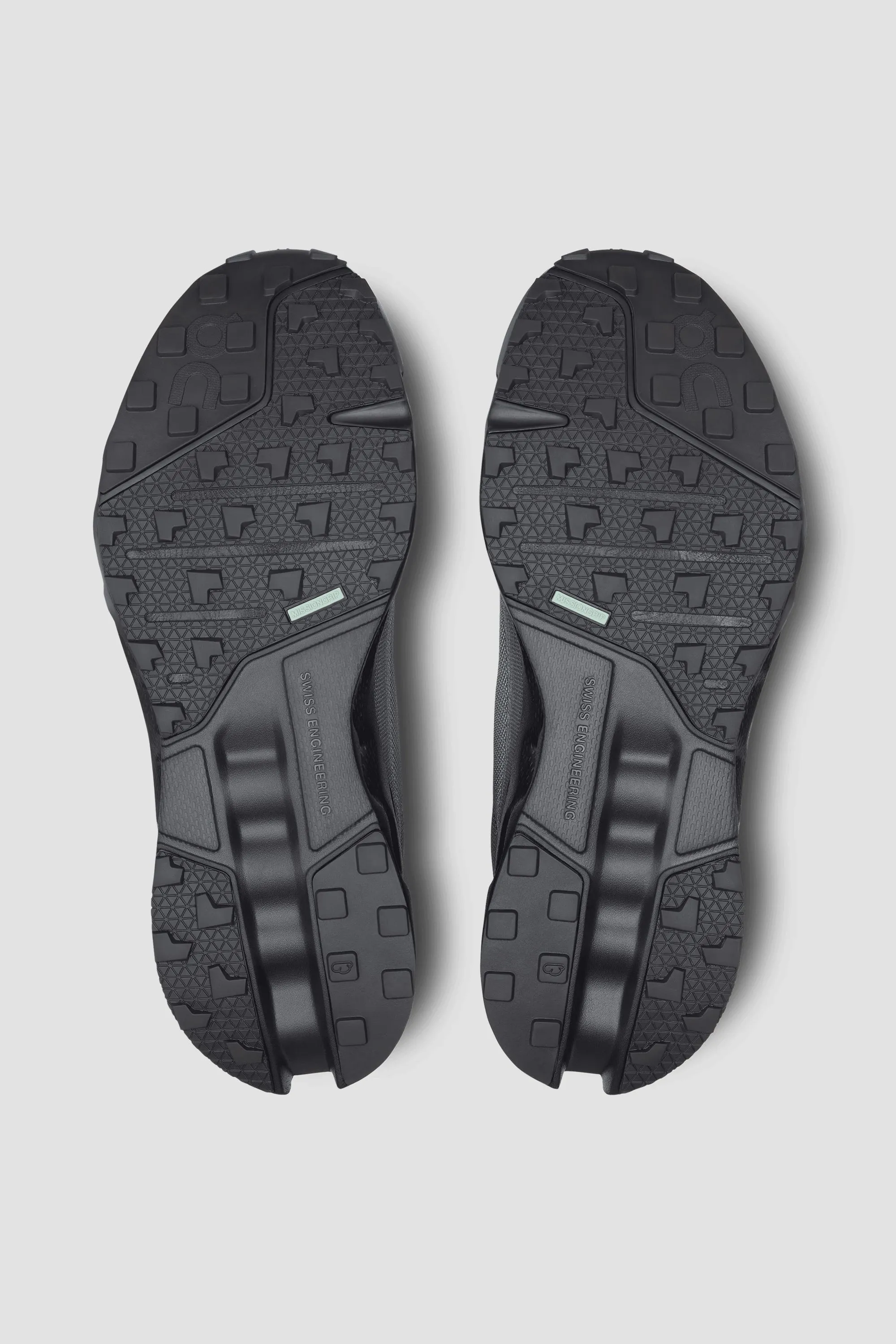 ON | Women's Cloudsurfer Trail shoe in Black/Eclipse