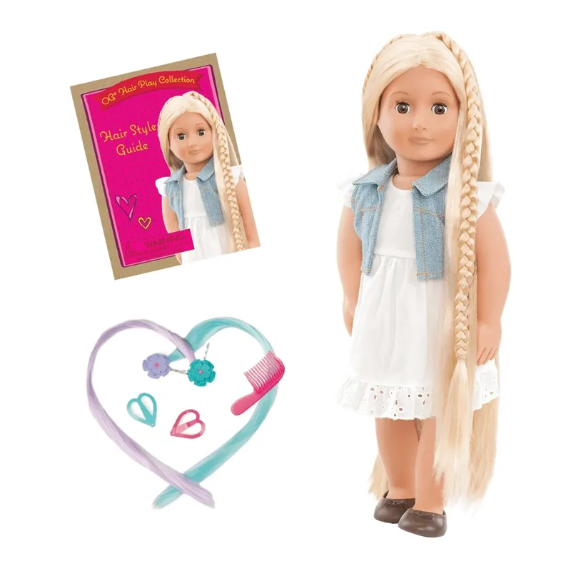 Our Generation Hairplay Doll Phoebe 18inch Blonde