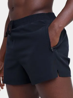 Pace Running Short for Men with Side Zip Pockets & Internal Netting