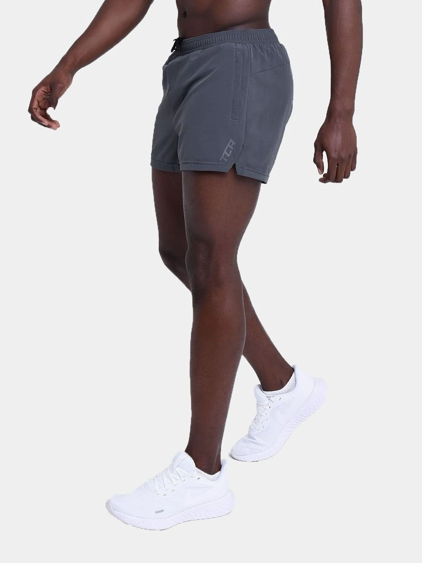 Pace Running Short for Men with Side Zip Pockets & Internal Netting