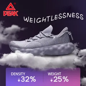 PEAK TAICHI CLOUD R1 Men Sneakers NICK YOUNG Cushioning Lightweight Mesh Breathable Basketball Shoes Sport Running Shoes for Men E13917H