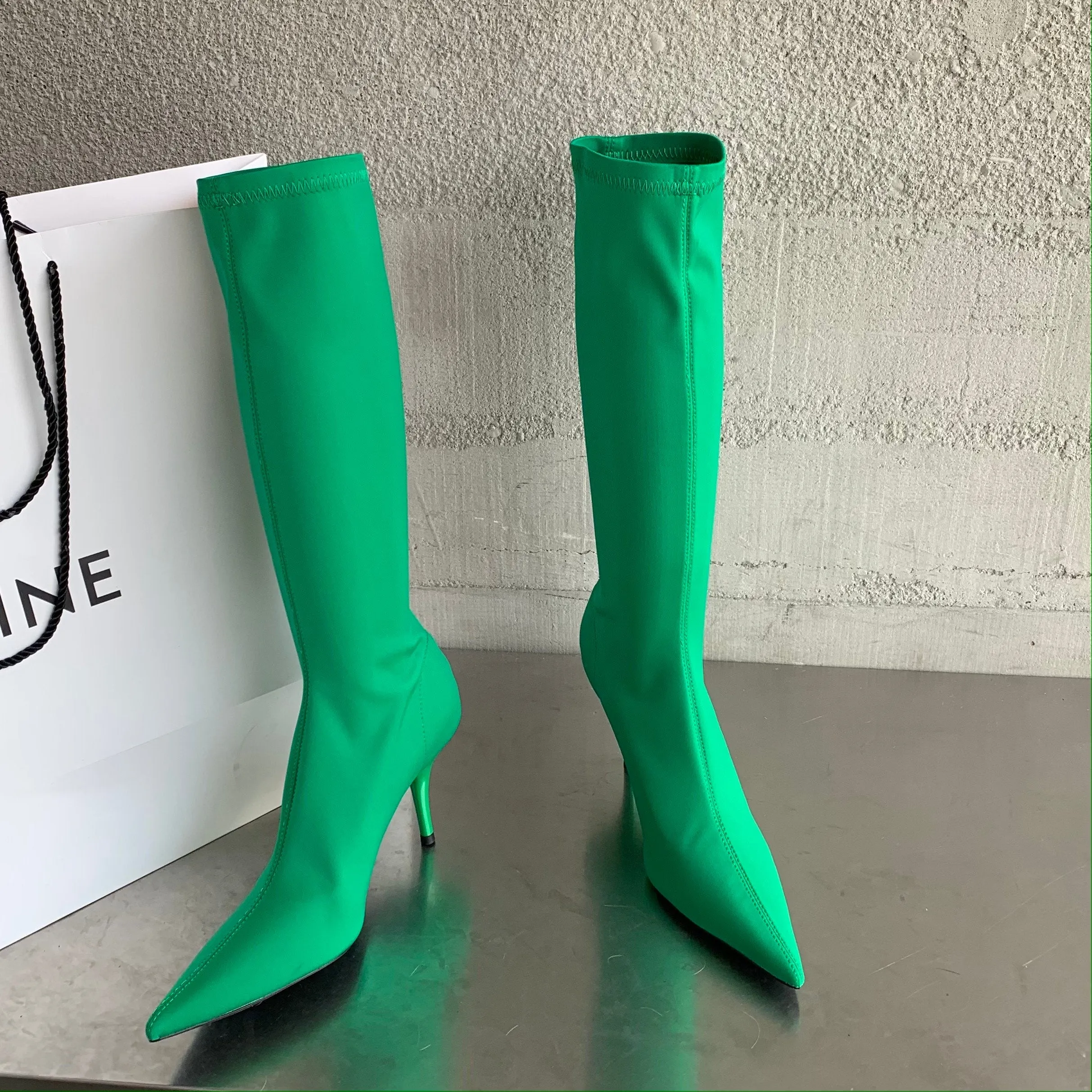 Pointed Toe Stiletto Boots