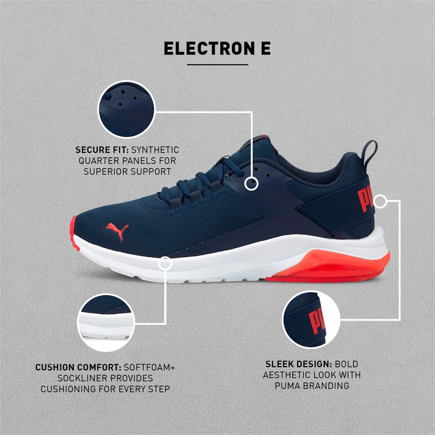 Puma Unisex Electron E Running Shoes