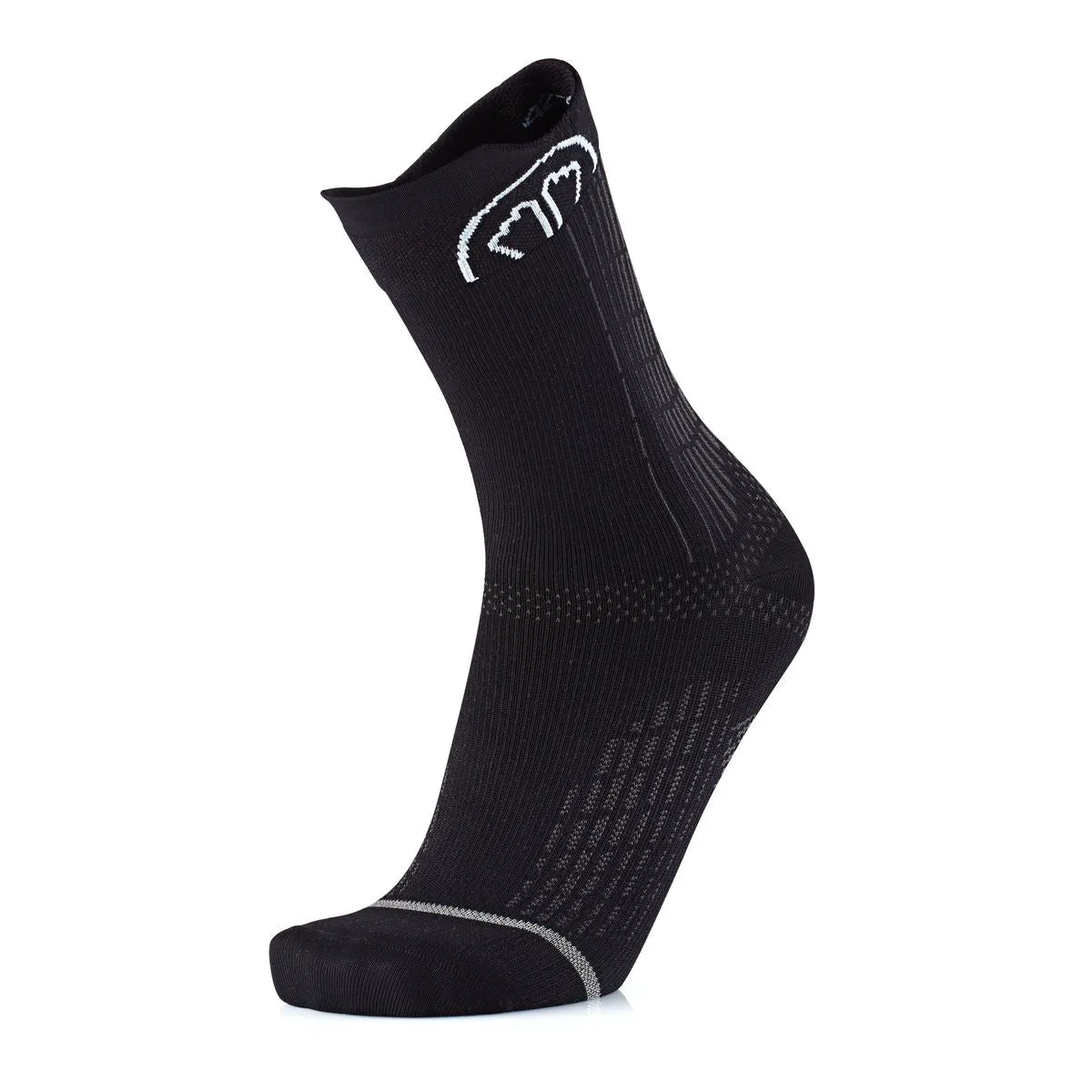 RUN ANATOMIC CREW UNISEX RUNNING SOCKS BLACK