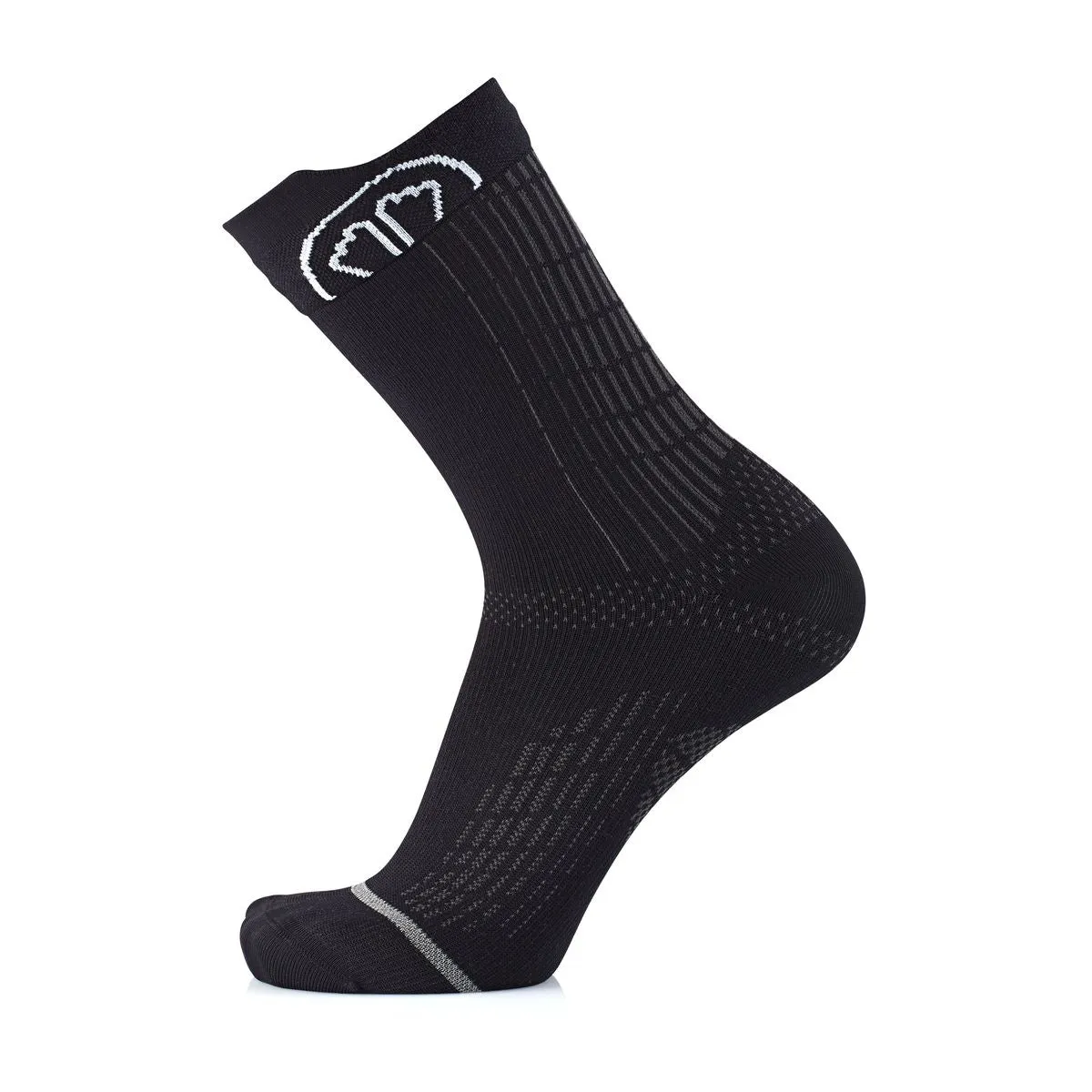 RUN ANATOMIC CREW UNISEX RUNNING SOCKS BLACK