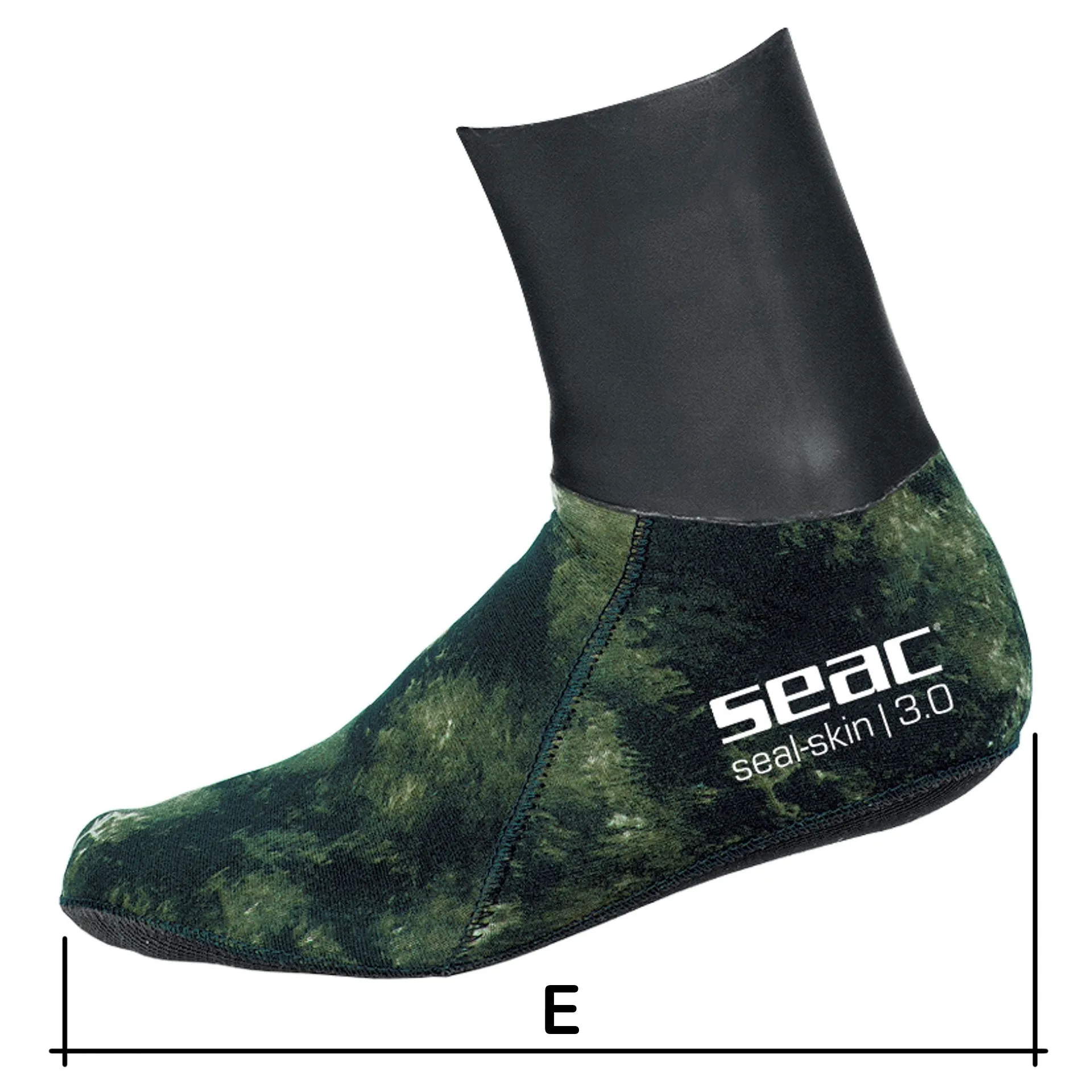 Seac Seal Skin 3mm Neoprene Thermal Socks For Freediving and Spearfishing