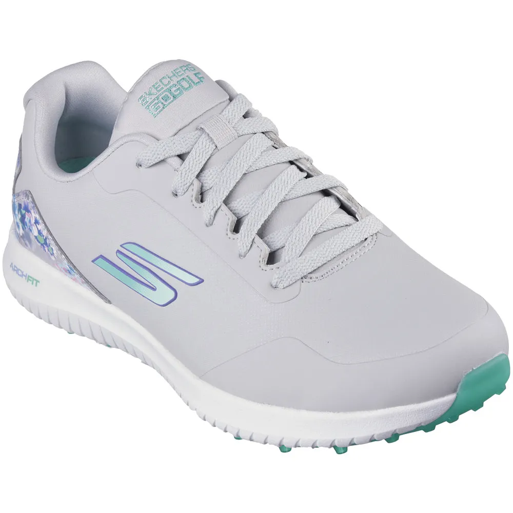 Skechers Go Golf Max 3 Ladies Spikeless Waterproof Shoes - Grey/Mint