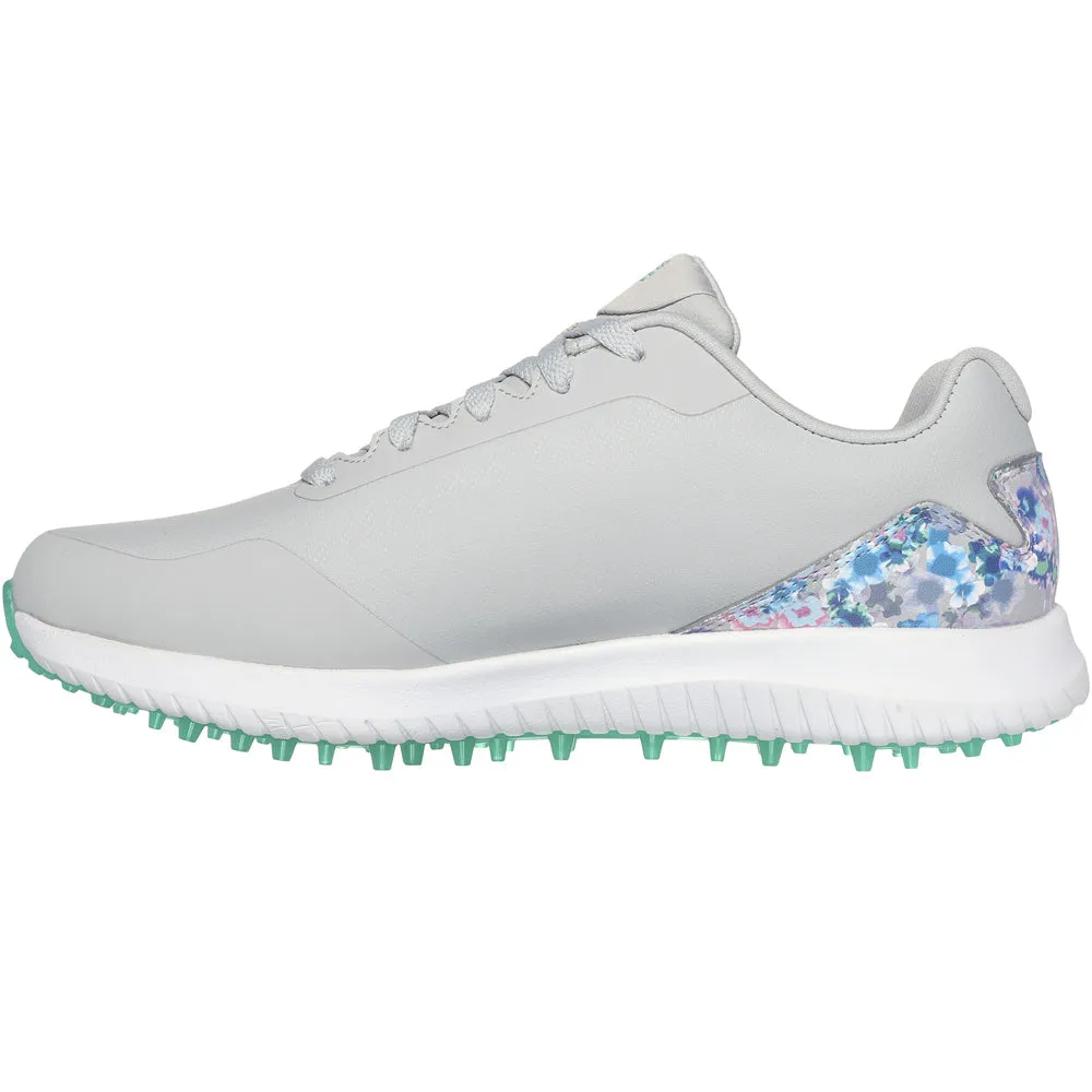 Skechers Go Golf Max 3 Ladies Spikeless Waterproof Shoes - Grey/Mint