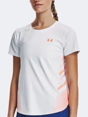 Under Armour Iso-Chill Laser Women Running T-Shirt White