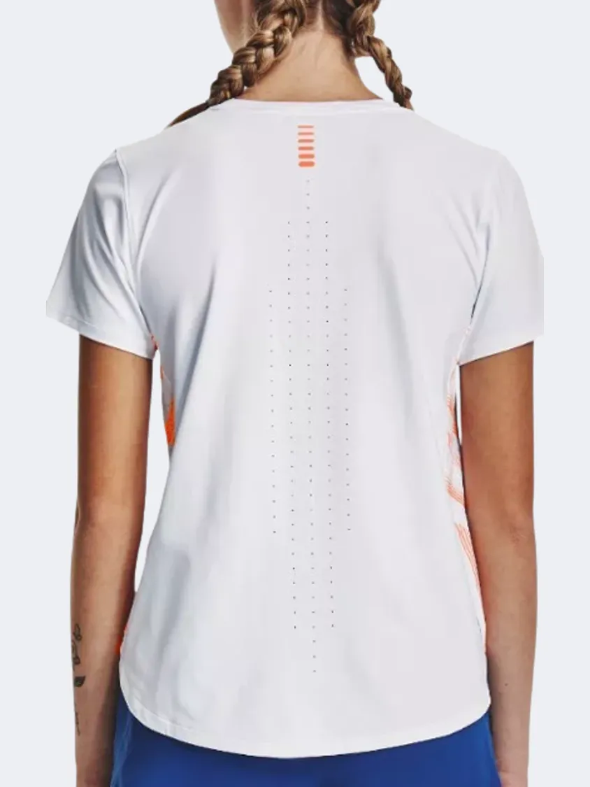 Under Armour Iso-Chill Laser Women Running T-Shirt White