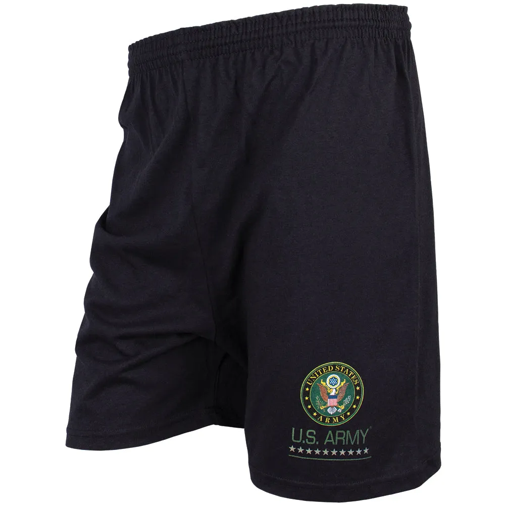 U.S. Army Crest Logo Running Shorts