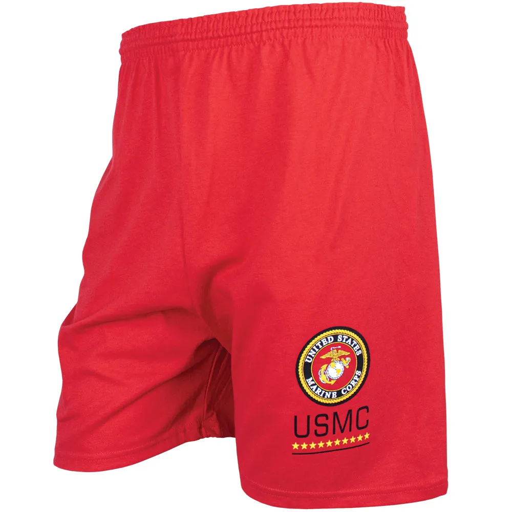 U.S.M.C Crest Logo Running Shorts