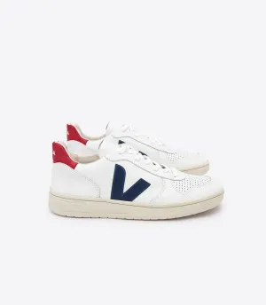 Veja Sneakers - V-10 Leather Extra White Nautico Pekin