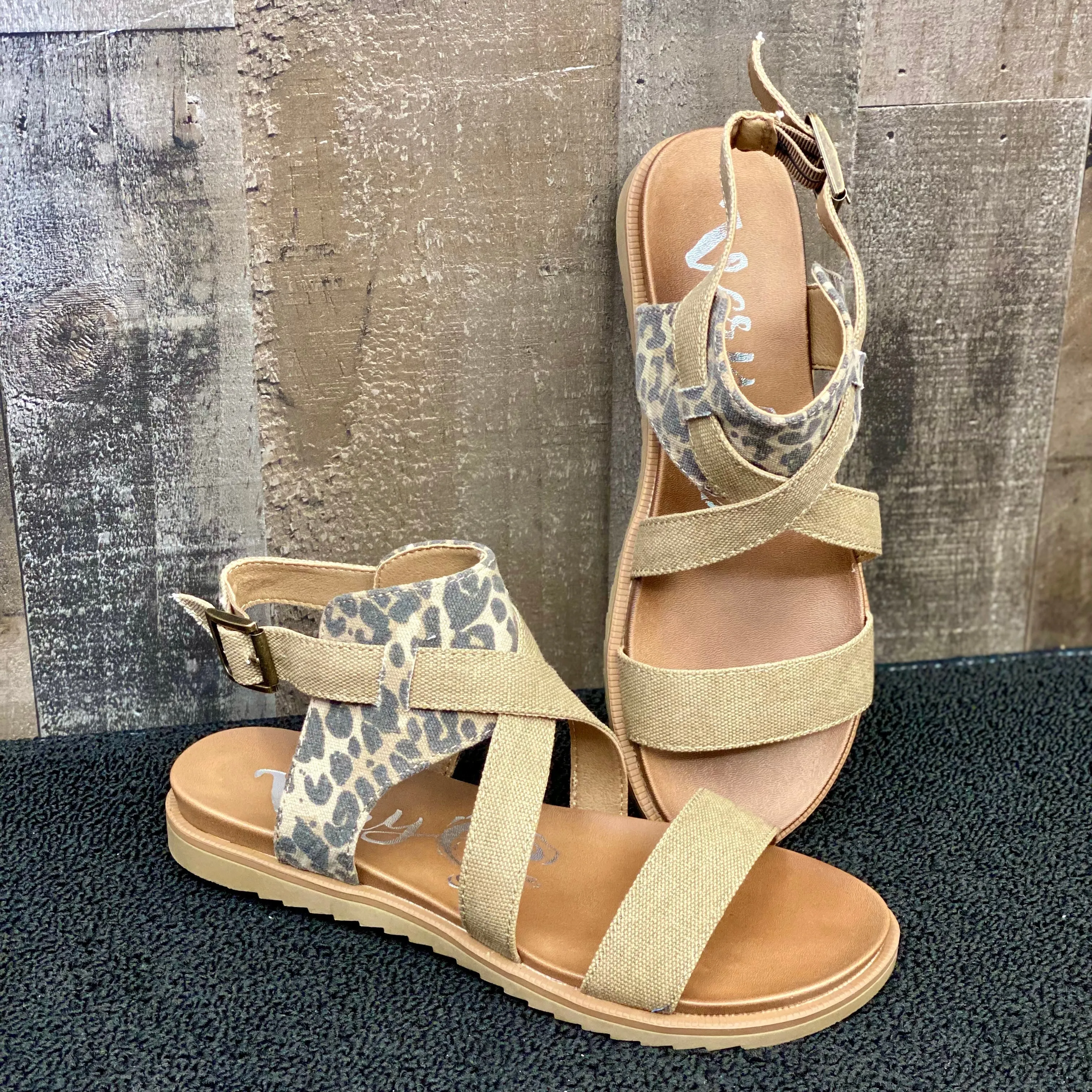 Walkin' in the Wild Sandal in Leopard