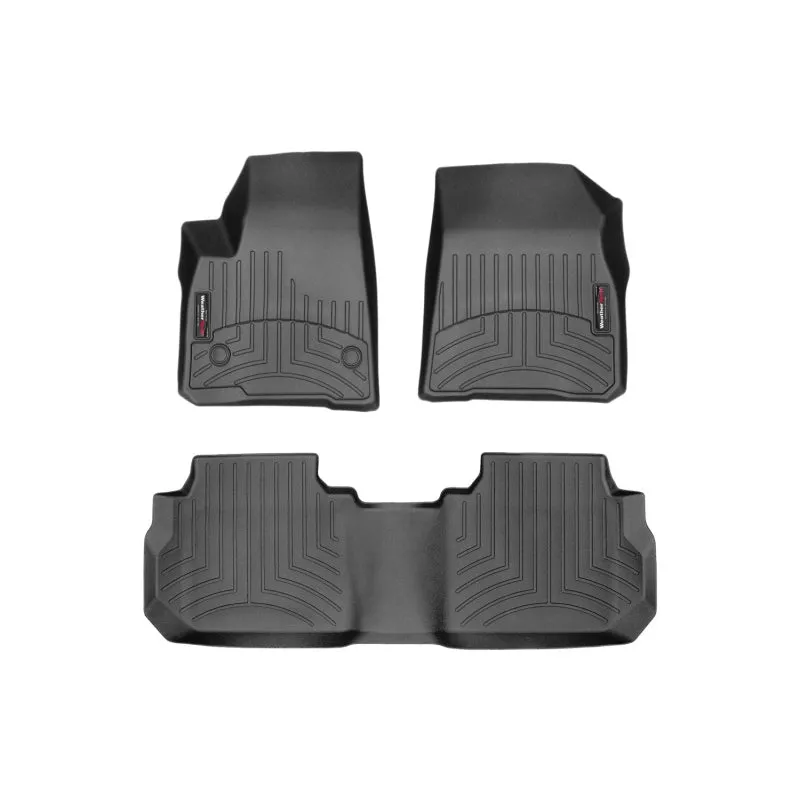 WeatherTech FloorLiners - Front/2nd Row - Black - GM Compact Crossover 2017-19